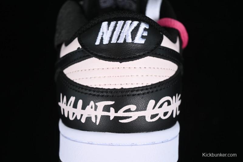 Nike Dunk Low SB Raspberry Mousse Pink Strap Casual Skate Shoes - CW1590-100