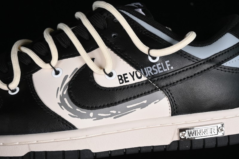 Nike Dunk Low Speed & Fury Distressed Oxidized Metal Punk SB Strap Low-Top Casual Sneakers - DD1391-100