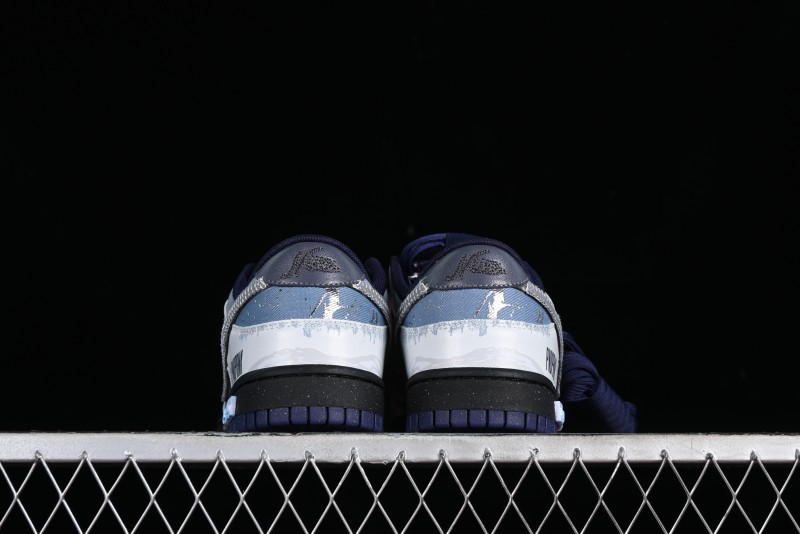 Nike Dunk Low Panda Prank Surf Fishing SB Strap Low-Top Casual Sneakers - FV8106-181