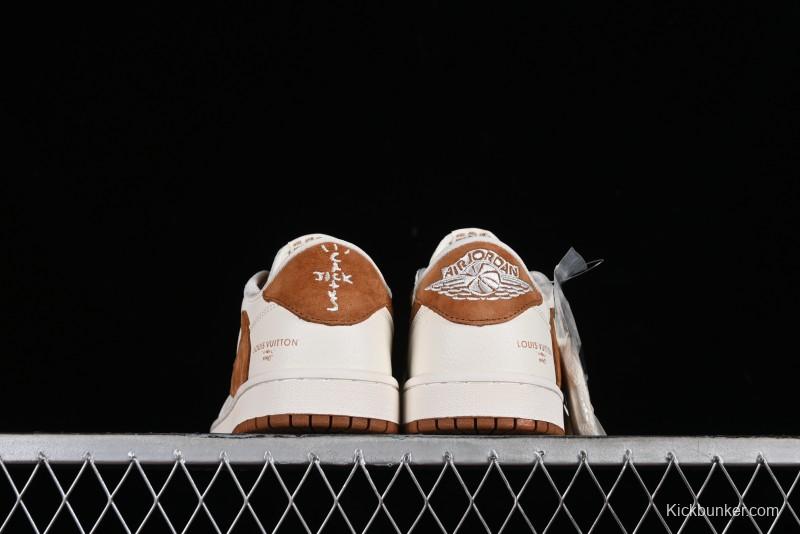 Nike Air Jordan 1 Low OG SP Travis Scott x Fragment Design Collaboration Sneakers - LX1988-900