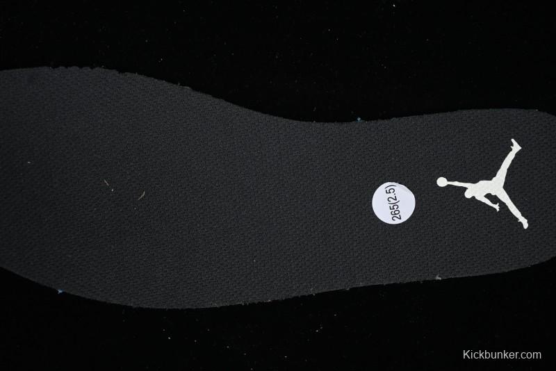 Nike Air Jordan 1 Low "Quai 54" Casual Sneakers in White Black Blue - HQ0764-001