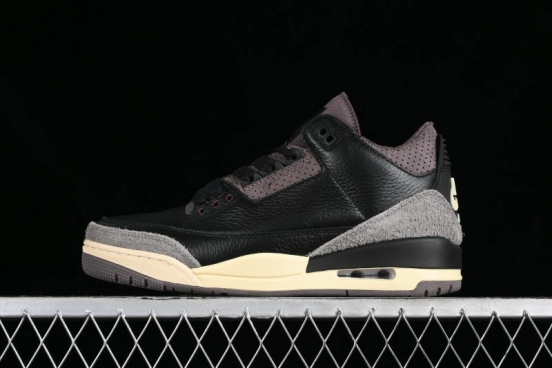 Nike A Ma Maniere x Air Jordan 3 Retro Black Sneakers - FZ4811-001