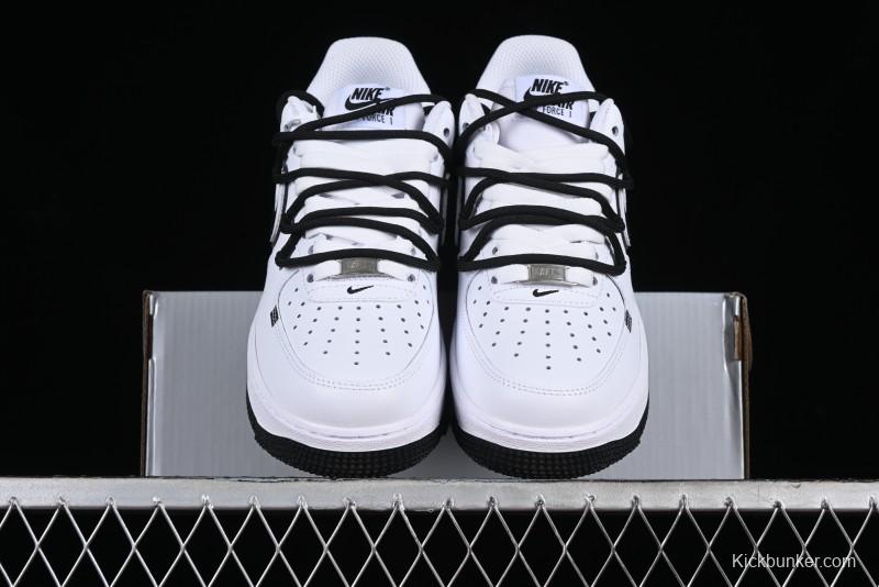 Nike Air Force 1 '07 Low Anime Theme Custom Swoosh Strap Low-Top Casual Sneakers - ZH0316-026