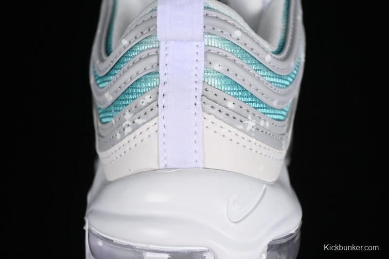 Nike Air Max 97 Custom Full-Sole Air Cushion Retro Bullet Running Shoes - 921826-101