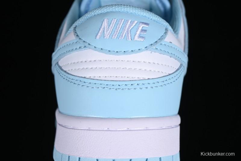 Nike Dunk Low Retro SB Casual Sneakers in Ice Blue Colorway - DV0833-104