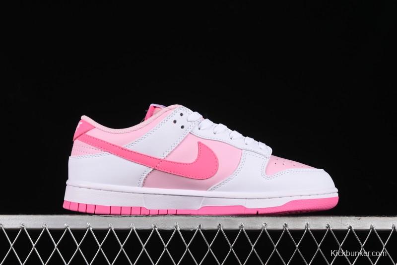 Nike SB Dunk Low Glacier Pink Low-Top Casual Skateboarding Shoes - HQ1181-661