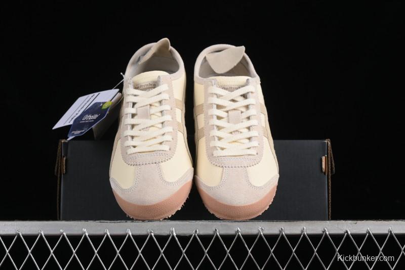 Onitsuka Tiger Mexico 66 Low-Top Leather Running Shoes - 1183C076-101