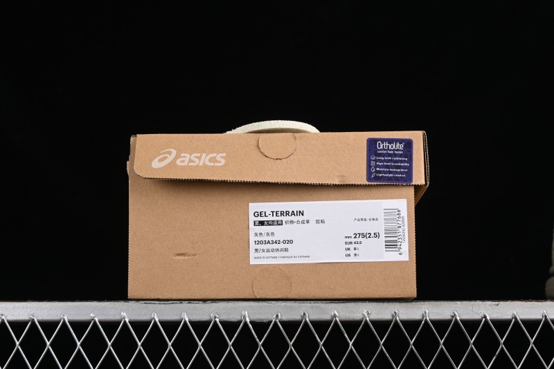 Asics Gel-Terrain Retro Breathable Casual Shoes Cushioned Men's Durable Running Sneakers - 1203A342-020