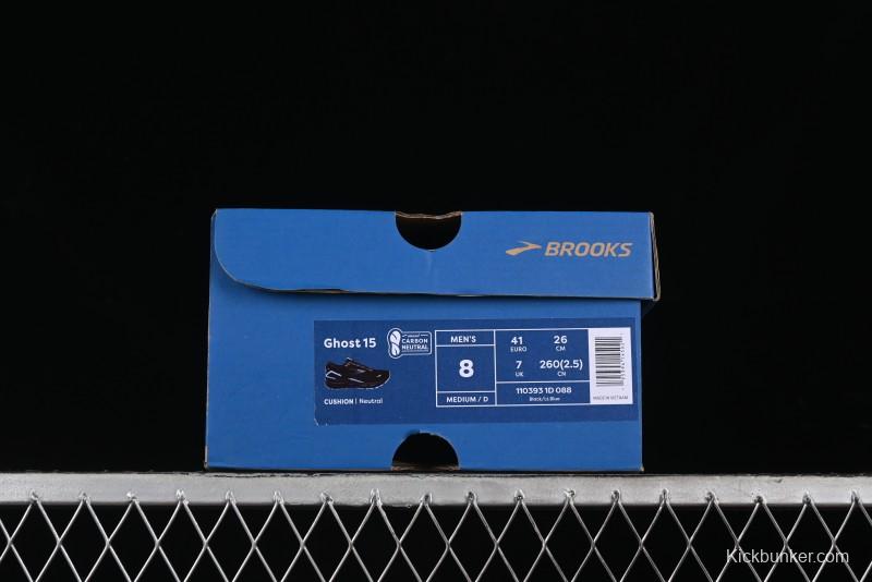 Brooks Ghost 15 Low-Cut Breathable Cushioned Support Running Shoes - 1103931D088