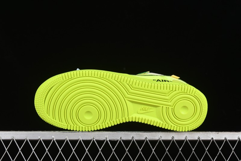 Nike Off White x Air Force 1 Low OW Transparent Yellow Sneakers - AO4606-700
