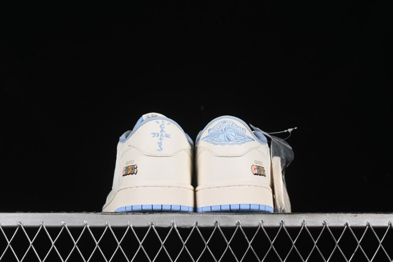 Nike Travis Scott x Fragment Design x Air Jordan 1 Low OG SP AJ1 Low Top Casual Sneakers - DM6688-608
