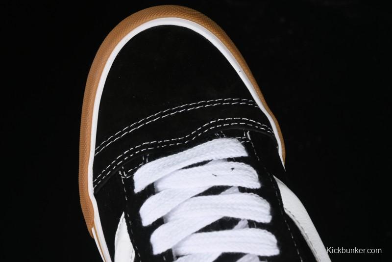 Vans Knu Skool Low Top Retro Casual Vulcanized Skate Shoes with Chunky Tongue - VN0009QCCJI