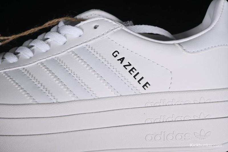 Adidas Originals Gazelle Bold IE5130 Low-Top Sneakers with Thick Sole for Casual Wear, Slip-Resistant and Durable - IE5130