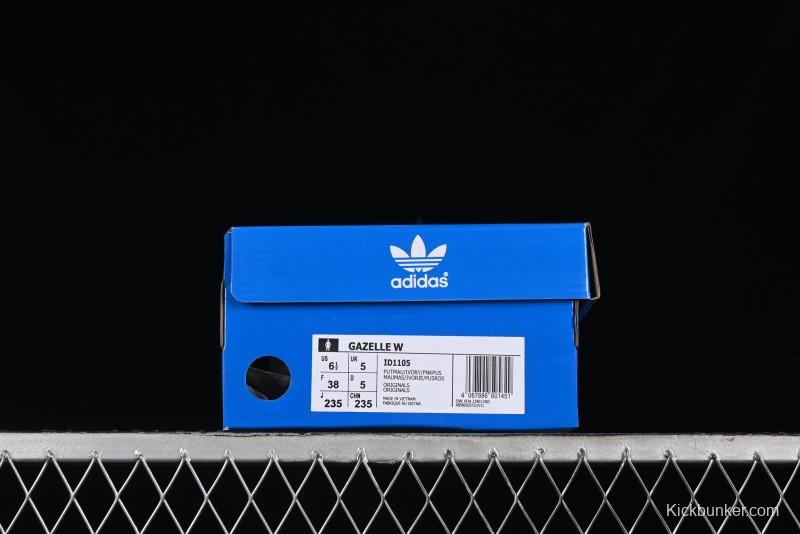 Adidas Gazelle W ID1105 Low Top Casual Slip-Resistant Wear-Resistant Skate Shoes