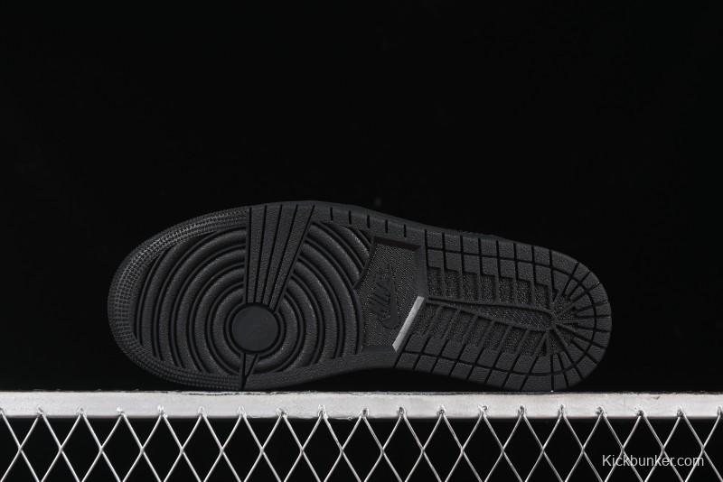 Nike Air Jordan 1 Low "Black Croc" Casual Sneakers - HJ7743-010