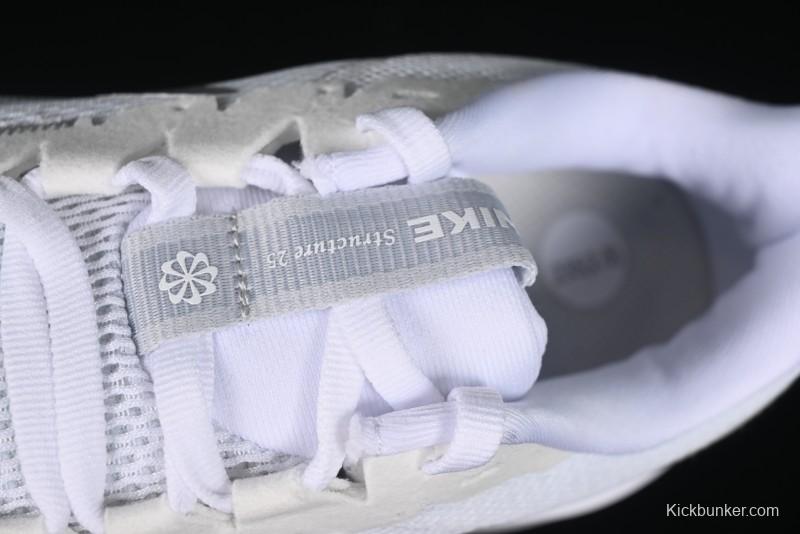 Nike Air Zoom Structure 25 Cushioned Anti-Slip Running Shoes - DJ7884-101