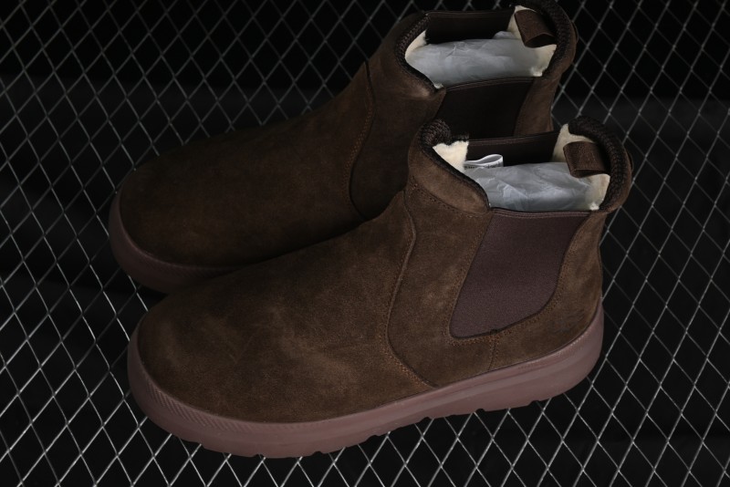 UGG Burleigh Chelsea Winter Boots for Men with Lightweight Anti-Slip Sole and Genuine Wool Leather - 1152050