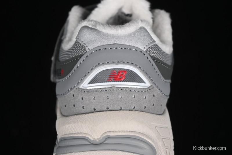 New Balance 2002R Series Kids' Hook & Loop Warm Lined Shoes - PV2002RG