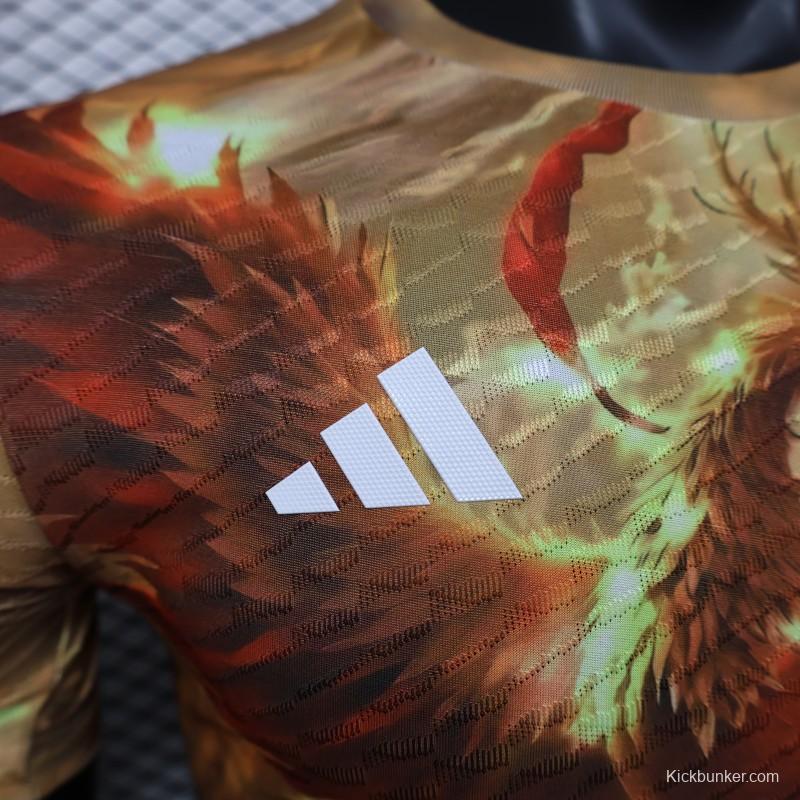 Player Version 25/26 Real Madrid Gold with Phoenix NA ZHA Jersey