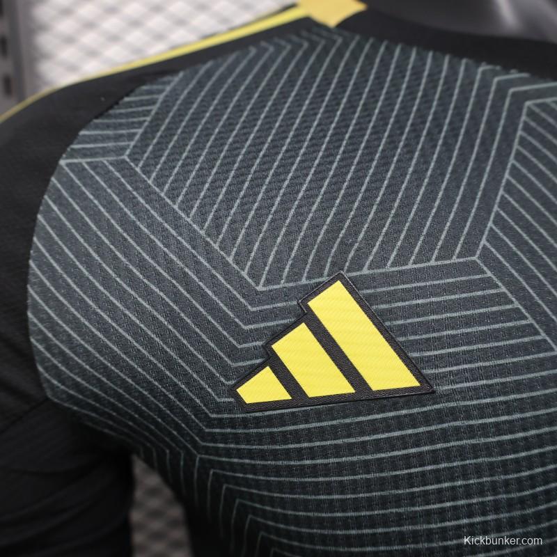 Player Version 25/26 Al-Ahli Saudi FC Black with Geometric Pattern Jersey