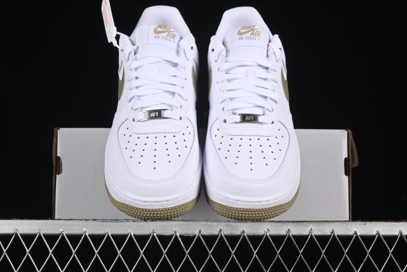 Nike Air Force 1'07 Low Casual Sneakers with Full-Length Air Cushion - FJ4146-110