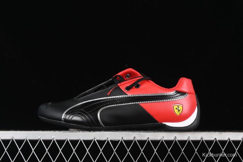 Puma Sparco Future Round Toe Lace-Up Low-Top Lifestyle Casual Shoes in Leather and Fabric - 307889-03