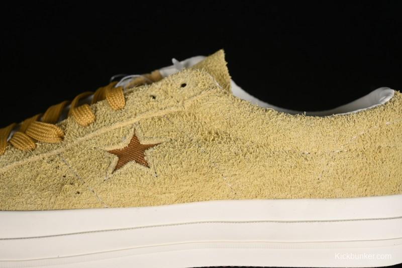 Converse One Star Pro Retro Skate Shoes in Yellow - A04158C