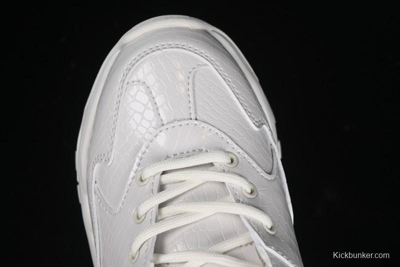 New York Yankees MLB Bigball Chunky Window Croco Thick Sole Casual Running Shoes - 3ASHBLA4N07WHS
