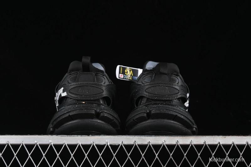 Balenciaga Track Sneaker with Transparent Heel Strap - WTRHW1090