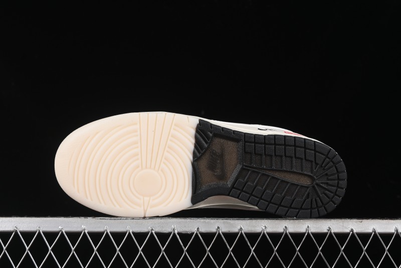 Nike SB Dunk Low Supreme Collaboration - Double Swoosh Dual Color Anniversary High-End Custom Low-Top Casual Skate Shoes - BB8675-112