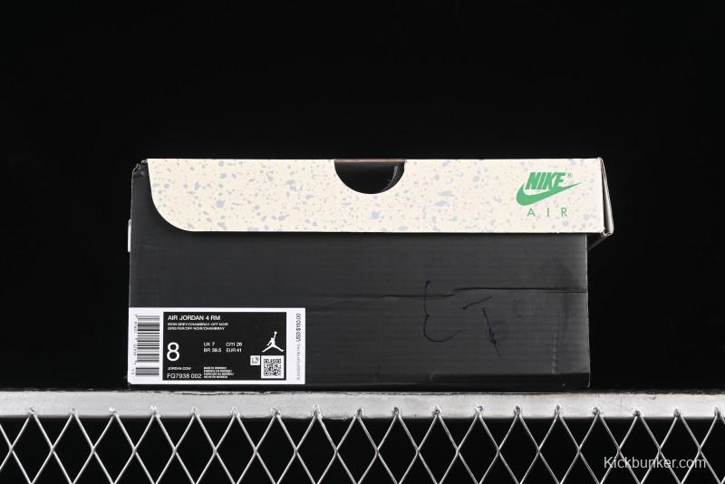 Nike Air Jordan 4 Remastered Sneakers in Black Grey - FQ7938-002