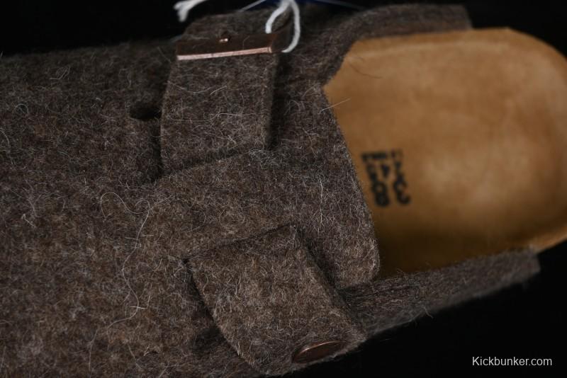 Birkenstock Half-Fur Slide Sandals with Wool Lining - G.D4