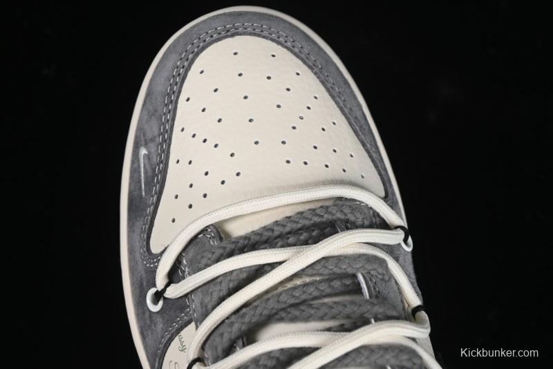 Nike SB Dunk Low Stussy Anniversary Edition Customized Low-Top Casual Sneakers - SJ2068-305