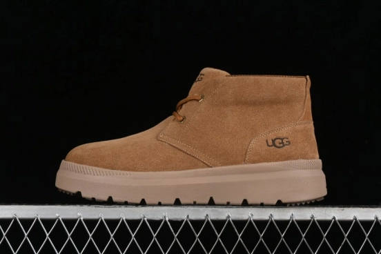 UGG Burleigh Chukka Comfortable Flat Lace-Up Round Toe Fashion Casual Boots - 1151773