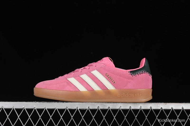 Adidas Originals Gazelle Indoor JI2014 Low-Top Sneakers with Thick Sole for Casual Wear Anti-Slip and Durable - JI2014