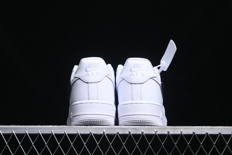 Nike Air Force 1 '07 Low Stussy Collaboration - Crystal Milk Coffee Low-Top Casual Sneakers - IF1686-101