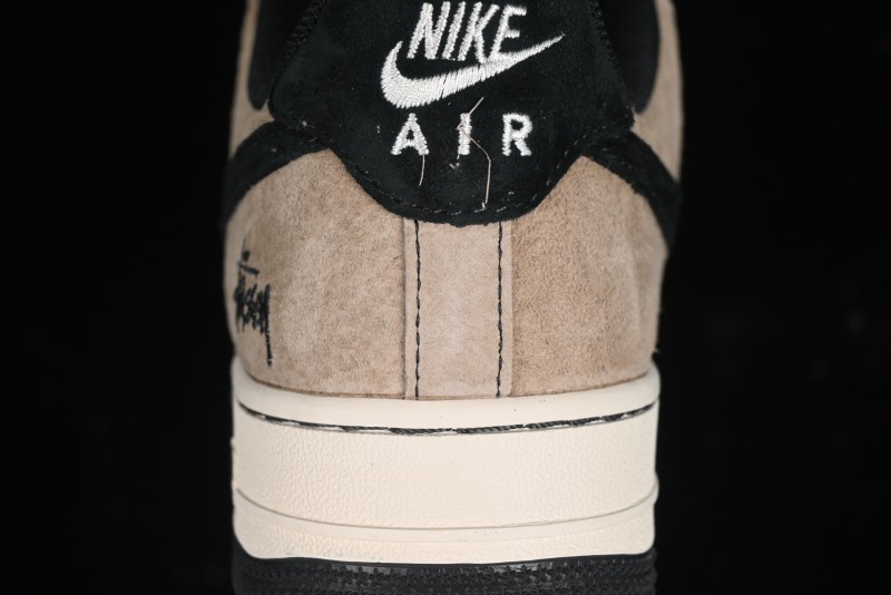 Nike Air Force 1'07 Low Stussy Collaboration - Milk Tea Low Top Casual Sneakers - XZ6188-999