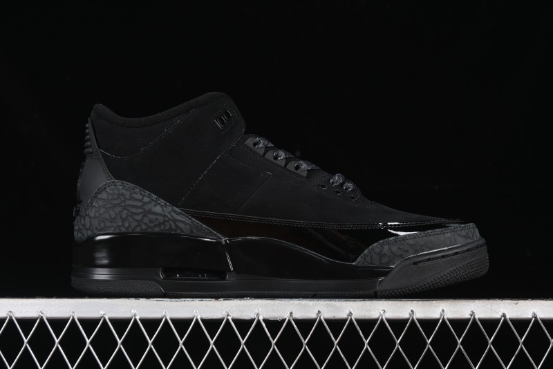 Nike Air Jordan 3 Retro Basketball Shoes Midnight Black - CT8532-001