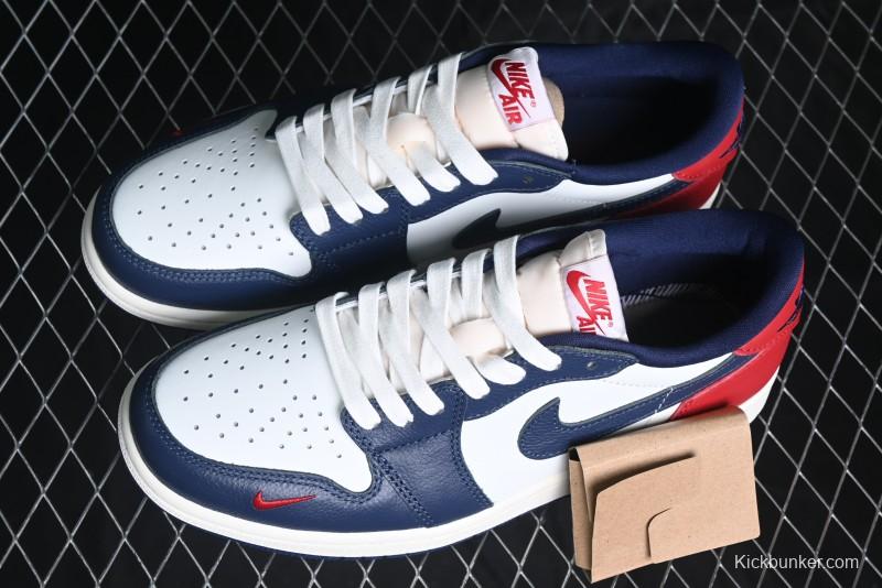Nike Air Jordan 1 Low OG "Howard University" Casual Sneakers - HQ2993-100
