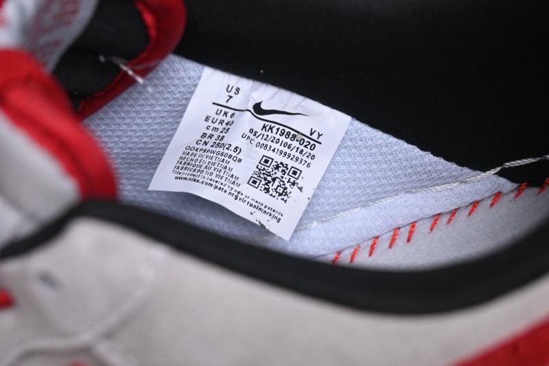 Nike Air Force 1 '07 Low Halloween Collaboration - Red Grey Pig Version Low Top Casual Sneakers - KK1988-020