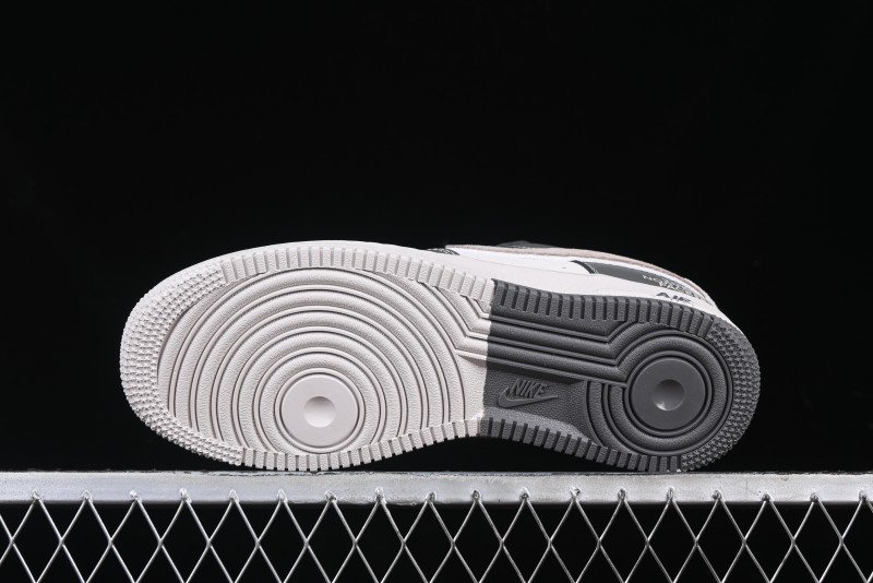 Nike Air Force 1 '07 Low North Face Collaboration Light Grey Two-Tone Low-Top Casual Sneakers - DM6688-046