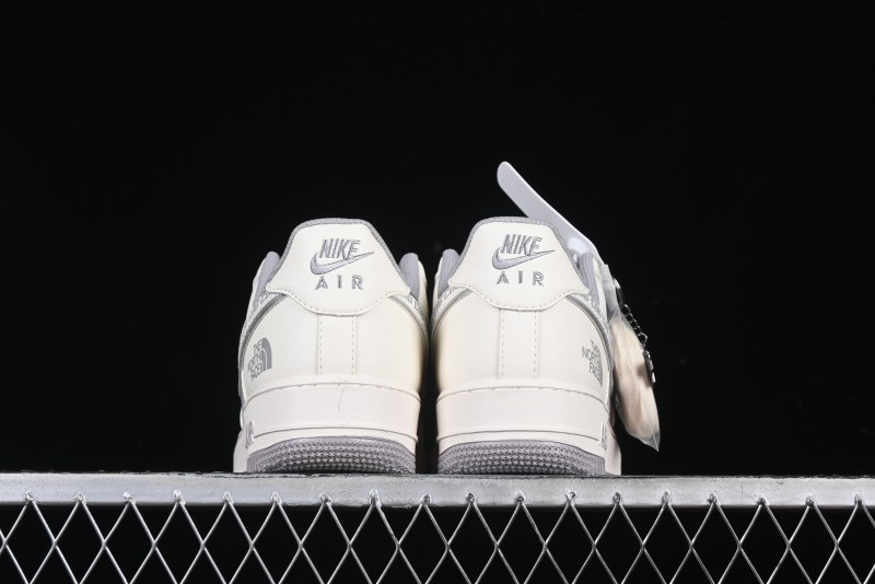 Nike Air Force 1 '07 Low The North Face x CDG Light Bone Swoosh Casual Sneakers - BB7518-014