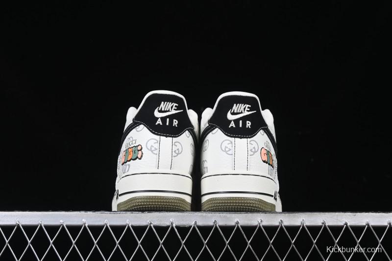 Nike Air Force 1 '07 Low Gucci Collaboration Classic Pattern Low-Top Casual Sneakers - CH6336-516