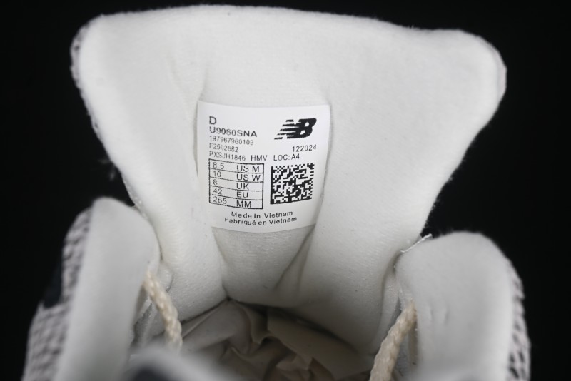 New Balance NB9060 Series Retro Casual Running Shoes with ABZORB Cushioning - U9060SNA