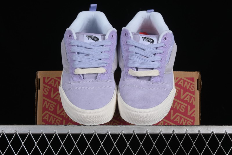 Vans Knu-Skool VR3 LX Low-Top Retro Sneakers in Dusty Purple - VN0009QCB9P