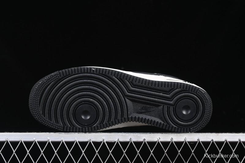 Nike Air Force 1'07 Low The North Face Collaboration Patent Leather Black Stitch Low-Top Casual Sneakers - DM6688-005