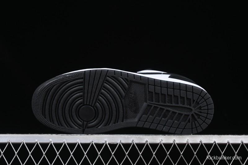 Nike Air Jordan 1 Low AJ1 Black White Panda Low Top Lifestyle Basketball Shoes - 553558-131