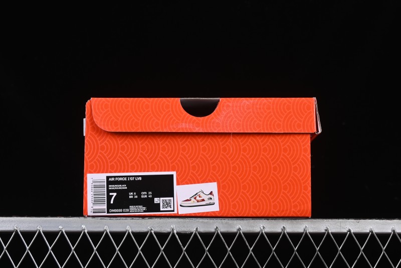 Nike Air Force 1 '07 Low The North Face Collaboration Year of the Snake Limited Edition Golden Snake Design Low-Top Casual Sneakers - DM6688-028