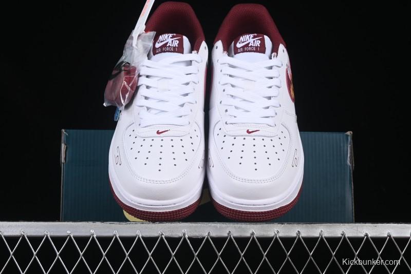 Nike Air Force 1 '07 Low "Nezha" 2D Hand-Painted Doodle Casual Sneakers with Full-Length Air Cushion - FV5988-105