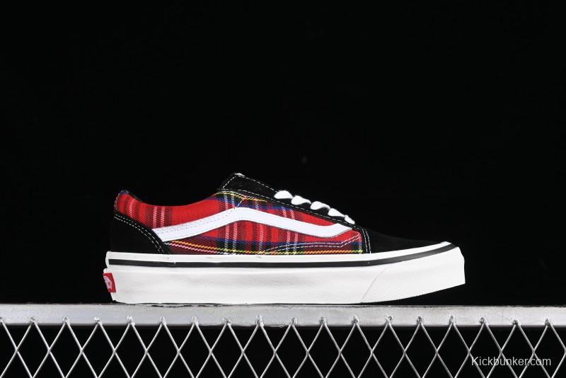 Vans Old Skool 36 DX Anaheim Collection Checkered Low-Top Canvas Sneakers - VN0A38G2PXC